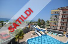 For sale luxury apartments 1 + 1 with sea view Alanya Mahmutlar.