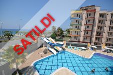 For sale luxury apartments 1 + 1 with sea view Alanya Mahmutlar.