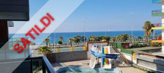 For sale luxury apartments 1 + 1 with sea view Alanya Mahmutlar.
