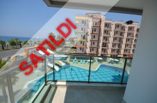 For sale luxury apartments 1 + 1 with sea view Alanya Mahmutlar.