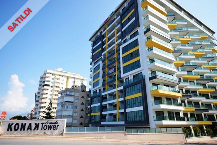 For sale flat in Mahmutlar Konak Seaside Tower