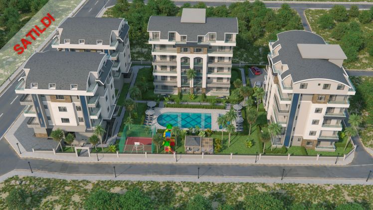 For sale Luxury 3+1 apartment, Alanya Oba