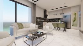 NEW LUXURY APARTMENTS FOR SALE BY THE SEA ALANYA / MAHMUTLAR