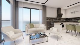 NEW LUXURY APARTMENTS FOR SALE BY THE SEA ALANYA / MAHMUTLAR