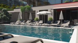 KLEOPATRA PLAJINDA YAKIN SATILIK 1+1 LÜKS DAİRELER