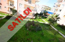 Alanya Mahmutlar'da muhteşem deniz manzaralı satılık eşyalı 2+1 daire.