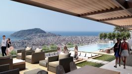 LUXURY FLATS FOR SALE IN THE CENTRE OF ALANYA